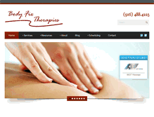 Tablet Screenshot of bodyfixtherapies.com
